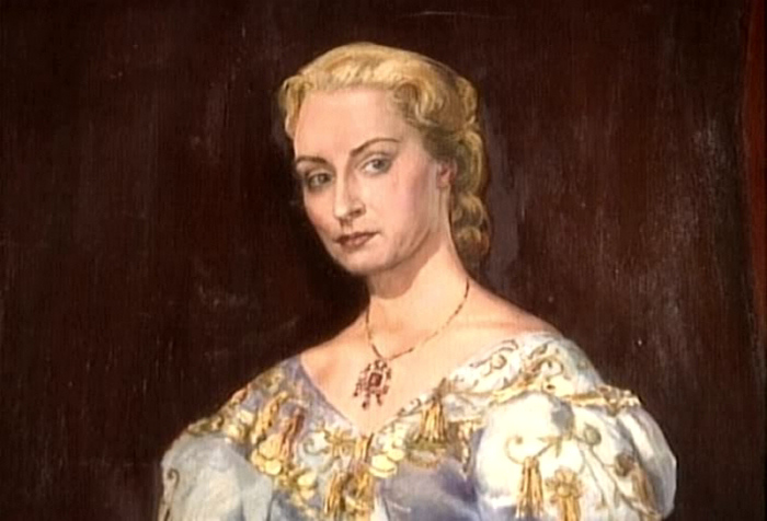 Unused Portrait of Carlotta based on  Vera Miles.
