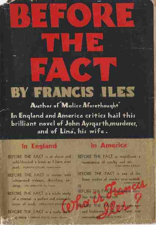 Before The Fact - First Edition