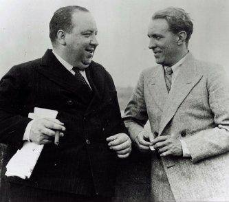 Alfred Hitchcock and Charles Bennett.